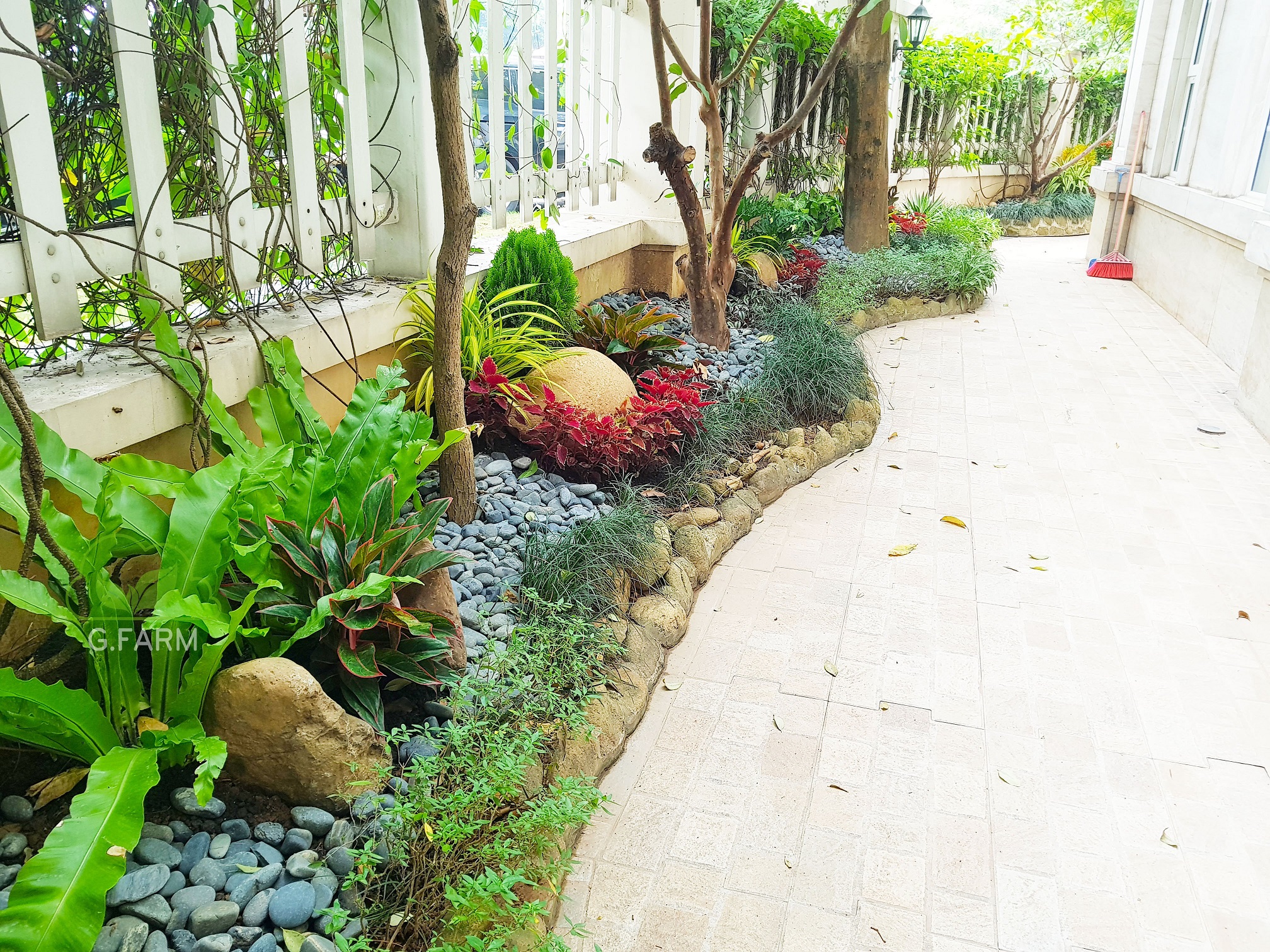 Thiết kế và thi công sân vườn tuyệt đẹp tại Vinhomes Long Biên